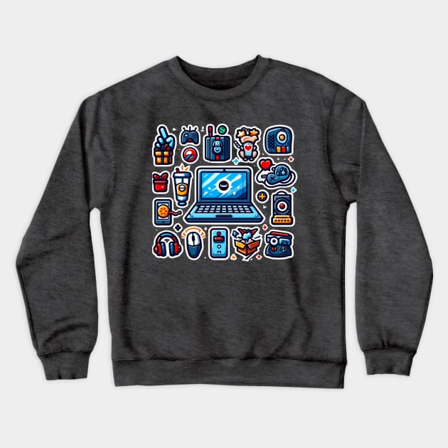 Gather your loot and gain an advantage in the game! Crewneck Sweatshirt by AilemaDesign